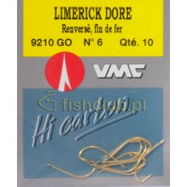 Haczyki VMC Limerick długi nr6 9210 GO